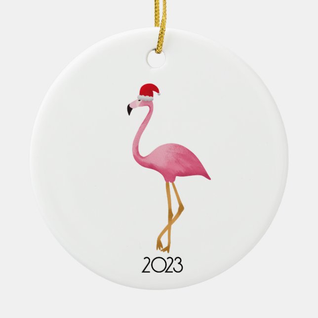 Jul Flamingo Ornament (Framsidan)
