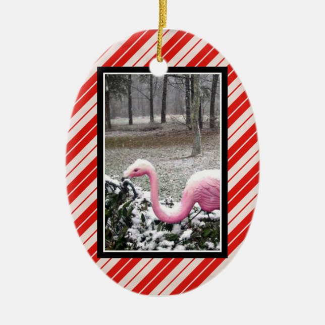 Jul Flamingo Ornament (Framsidan)