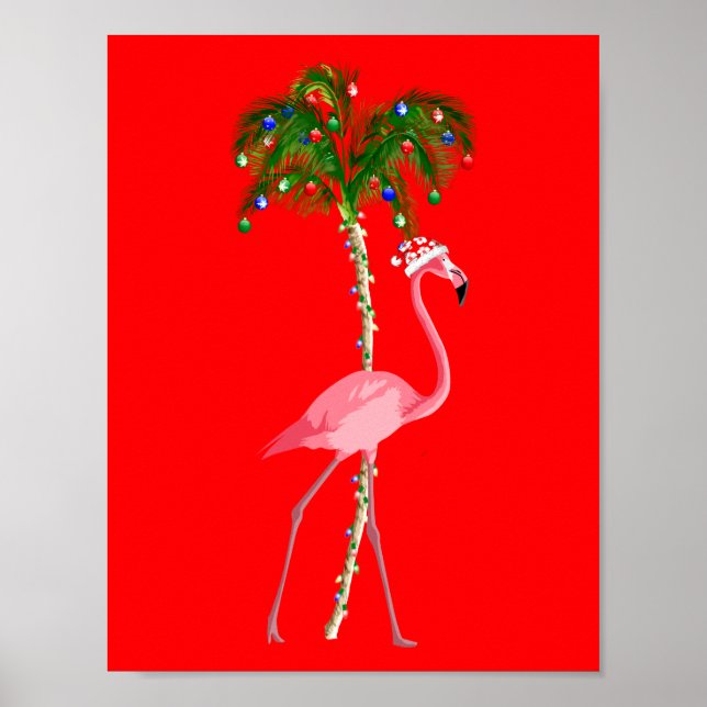 Jul Flamingo Poster (Framsidan)
