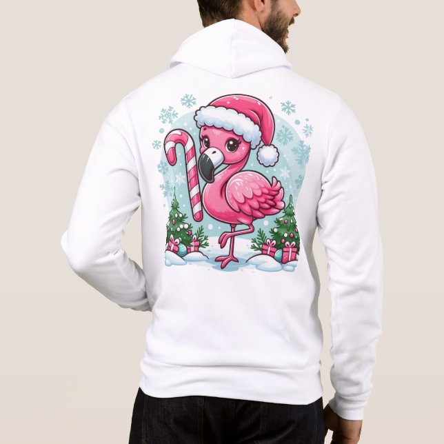 Jul Flamingo Sublimering Clipart-10424 T Shirt (Baksida)