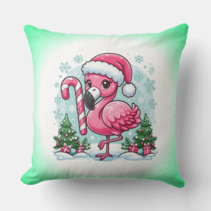 Jul Flamingo Sublimering Clipart Kudde