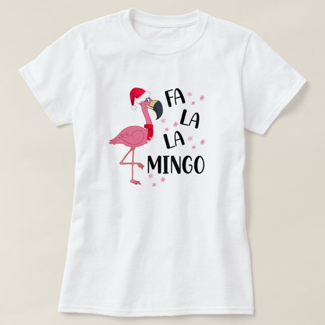 Jul Flamingo T-Shirt (Design framsida)