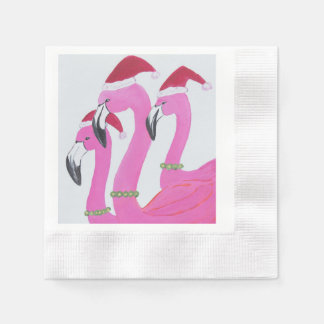 Jul Flamingos Pappersservett