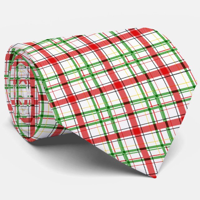 Jul Flanell Play Tartan Design - Vit Slips (Skapare uppladdad)