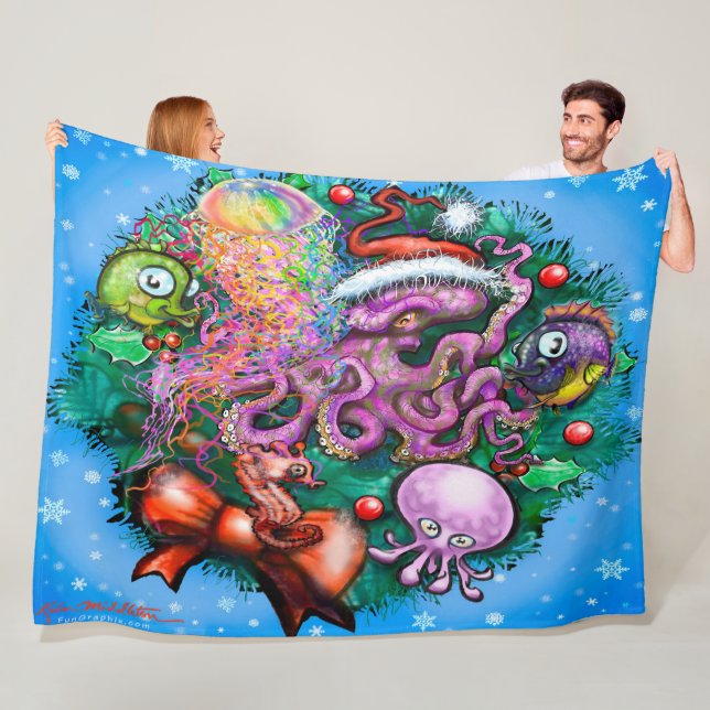 Jul Fleece Blanket (På plats)
