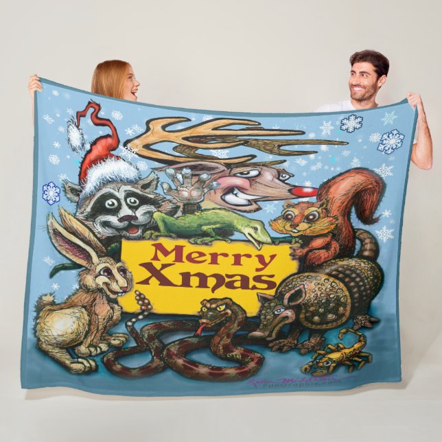 Jul Fleece Blanket (På plats)