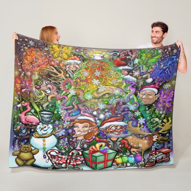Jul Fleece Blanket (På plats)