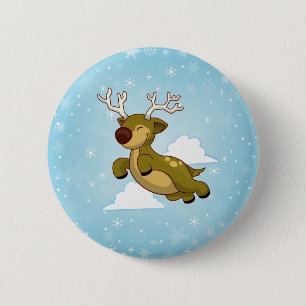 Jul Flies Reindeer Knapp