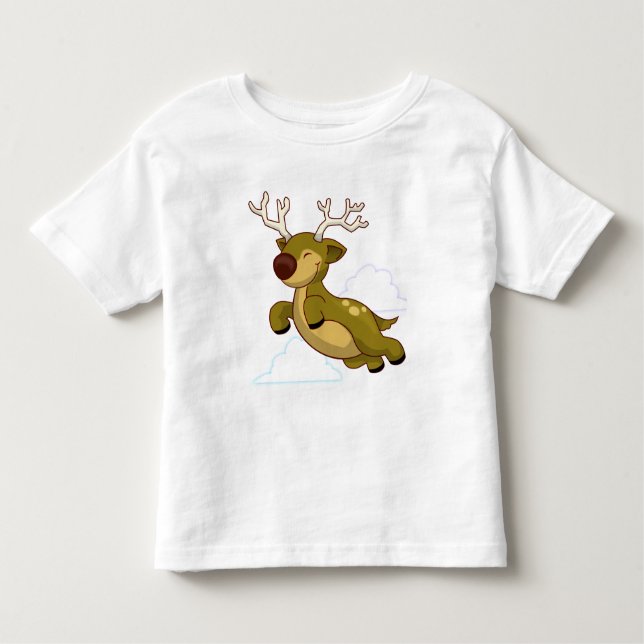 Jul Flies Reindeer Tee (Framsida)