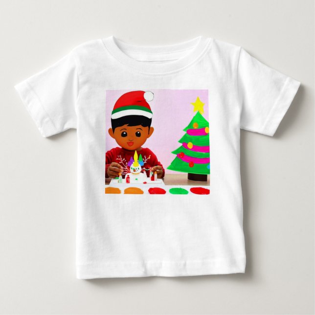 Jul Födelsedag 4 T Shirt (Framsida)