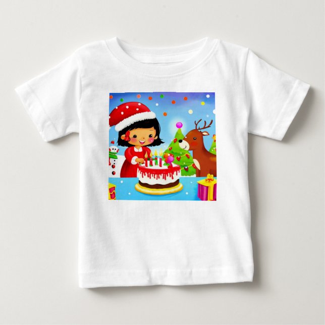 Jul födelsedag 7 t shirt (Framsida)