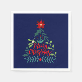 Jul Foliage Löv Pappersservett