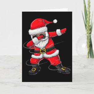 Jul För barn Dabbing Santa Boy Julafton Gif Kort