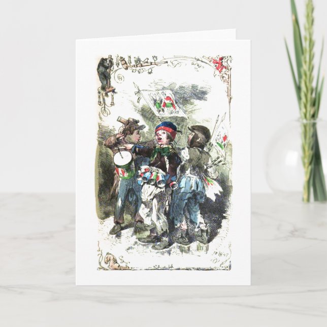 Jul för barndanandemusik helgkort (Framsida)