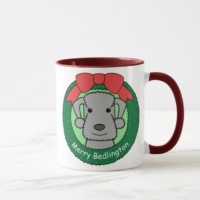 Jul för Bedlington Terrier Mugg (Höger)