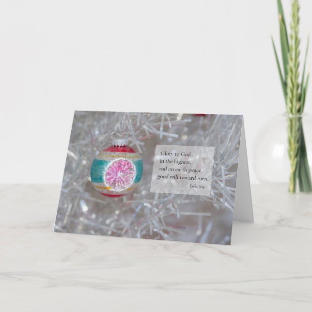 Jul för bibelskript kort (Framsida)