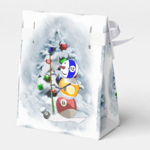 Jul för biljardbollsnögubbe presentaskar