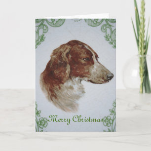 Jul för Brittany Spaniel Helgkort