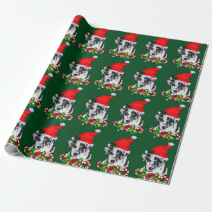 Jul för Catahoula Leopardhund Presentpapper