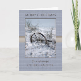 Jul för Chiropractor Helgkort