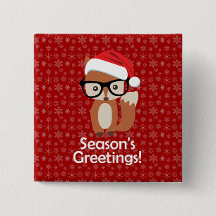 Jul för exponeringsglas för Hipsterhelgdagräv Knapp