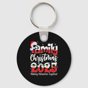 Jul för familjen 2025 Matchande familj jul 20 Nyckelring