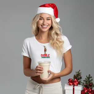 Jul för familjen  matchande högtid  sarkastisk mam t shirt