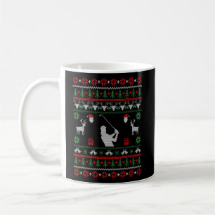Jul för Golfers Womens Golf Ugly jul Kaffemugg