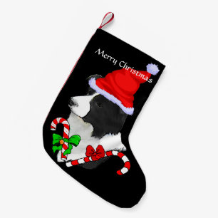 Jul för gränsCollieSanta hatt Liten Julstrumpa