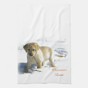 Jul för Labrador Retriever Kökshandduk
