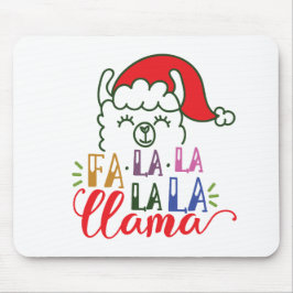 Jul för Llama för la för la för Fa-lala | Mousepad Musmatta