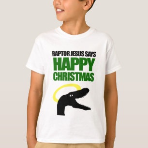 Jul för lycklig för rovfågelJesus något att s T-shirt