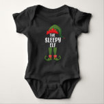 Jul för matchningsgruppen Sömnig Elf-familjen T Shirt<br><div class="desc">Sömnig julklapp för matchningsgrupp för Elf-familjen</div>