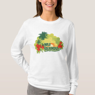 Jul för Mele Kalikimaka tropisk öhawaiibo Tee