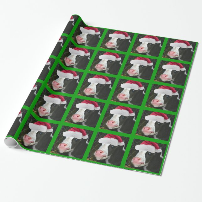 Jul för Mooey koSanta hatt Presentpapper (Utrullad)