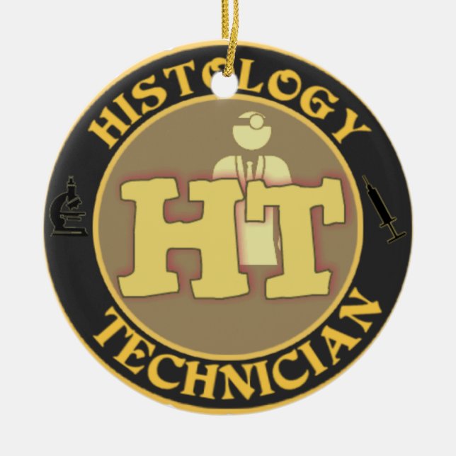 JUL FÖR PRYDNAD FÖR HT-HISTOLOGITEKNIKER JULGRANSPRYDNAD KERAMIK (Framsidan)