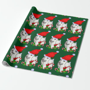 Jul för pudelSanta hatt Presentpapper