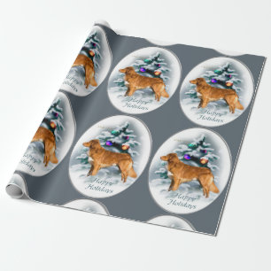 Jul för Retriever för Nova Scotia anka Tolling Presentpapper