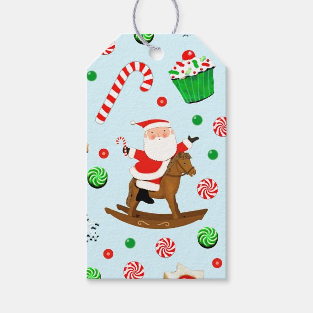 Jul för ryttare  presentetikett (Framsidan)