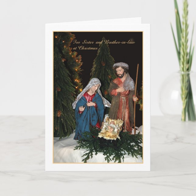 Jul - för syster och svärbror helgkort (Framsida)