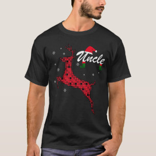 Jul för Uncle Ren Pläd Semestra Familj T Shirt