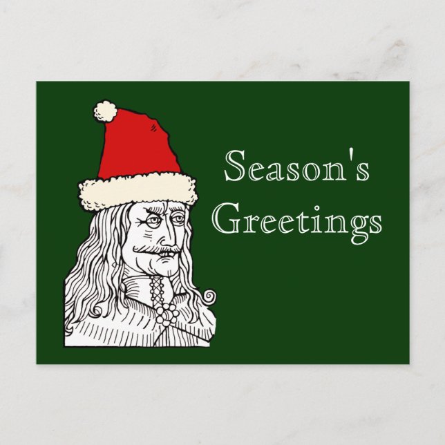 Jul för Uncle Vlads Helg Vykort (Framsida)