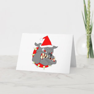 Jul för USMC-djävulenhund Helgkort