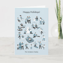 Jul för vinterfamiljroligt