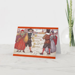 Jul för Ye Merrie Helgkort