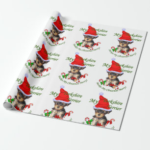 Jul för Yorkshire Terrier Presentpapper