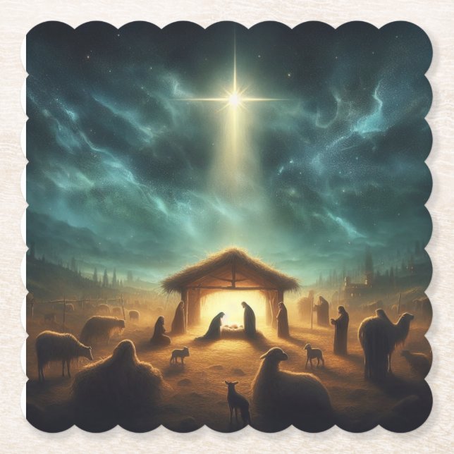 Jul/Föregående/Jesus Underlägg Papper (Framsida)