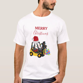 Jul Forklift Lastbil T Shirt