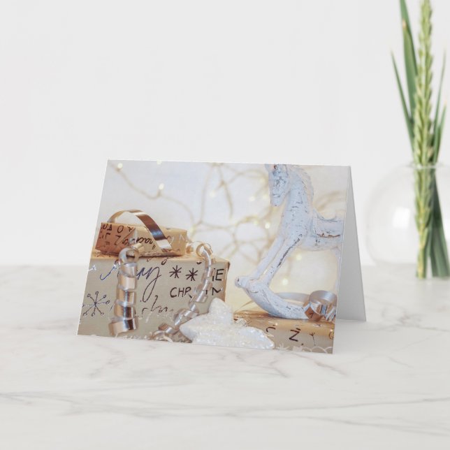 Jul Förpackade Paket Kort (Framsida)