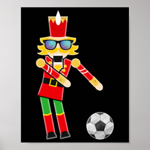 Jul Fotboll Flossing Nötknäppare Gåvor Poster